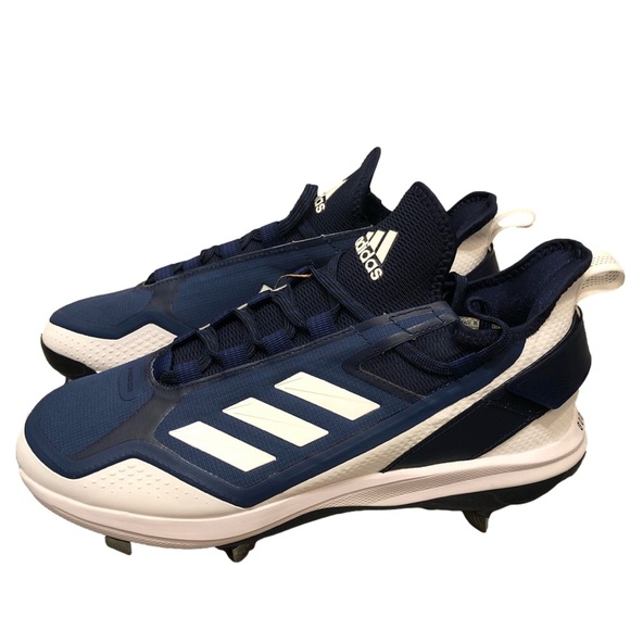 adidas Other - Adidas blue baseball cleats icon boost 7 sneaker navy white